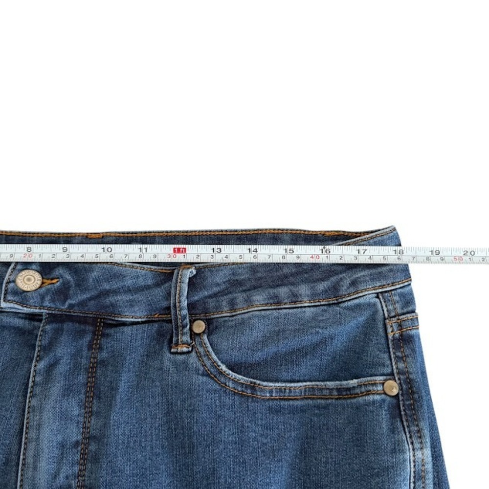 Judy Blue Mid Wash Flare Raw Hem Stretch Jeans Womens Plus 18W JB88611 - Picture 3 of 5